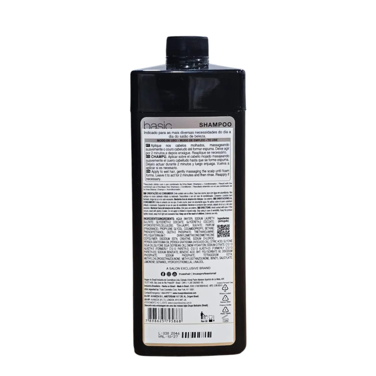 KIT TRUSS BASIC - SHAMPOO 1L + VáLVULA PUMP