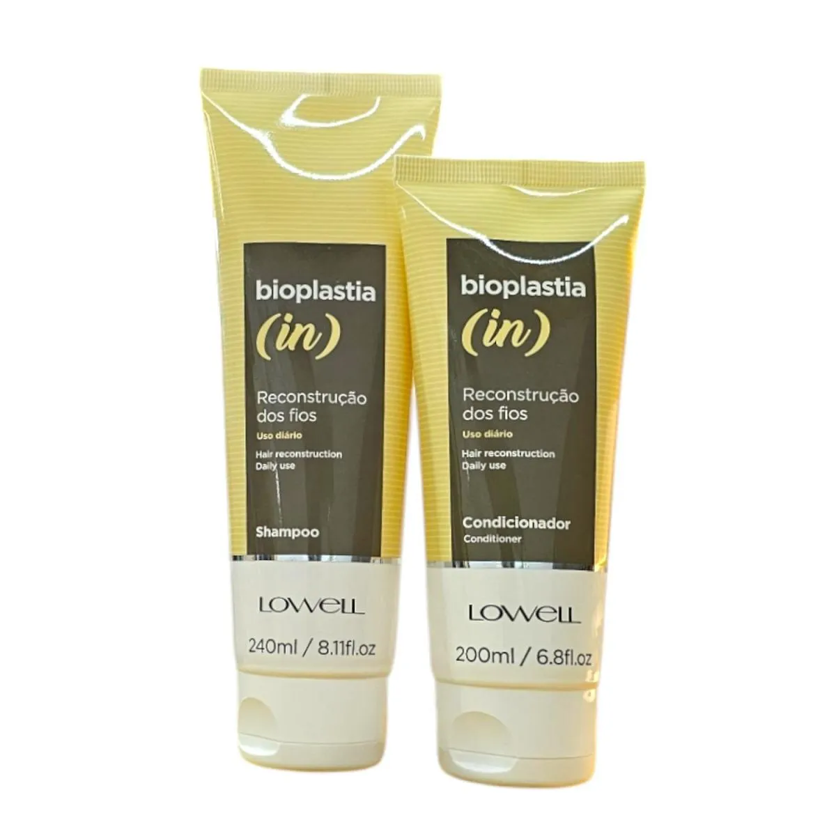 KIT LOWELL BIOPLASTIA (IN) - SHAMPOO 240ML + CONDICIONADOR 200ML
