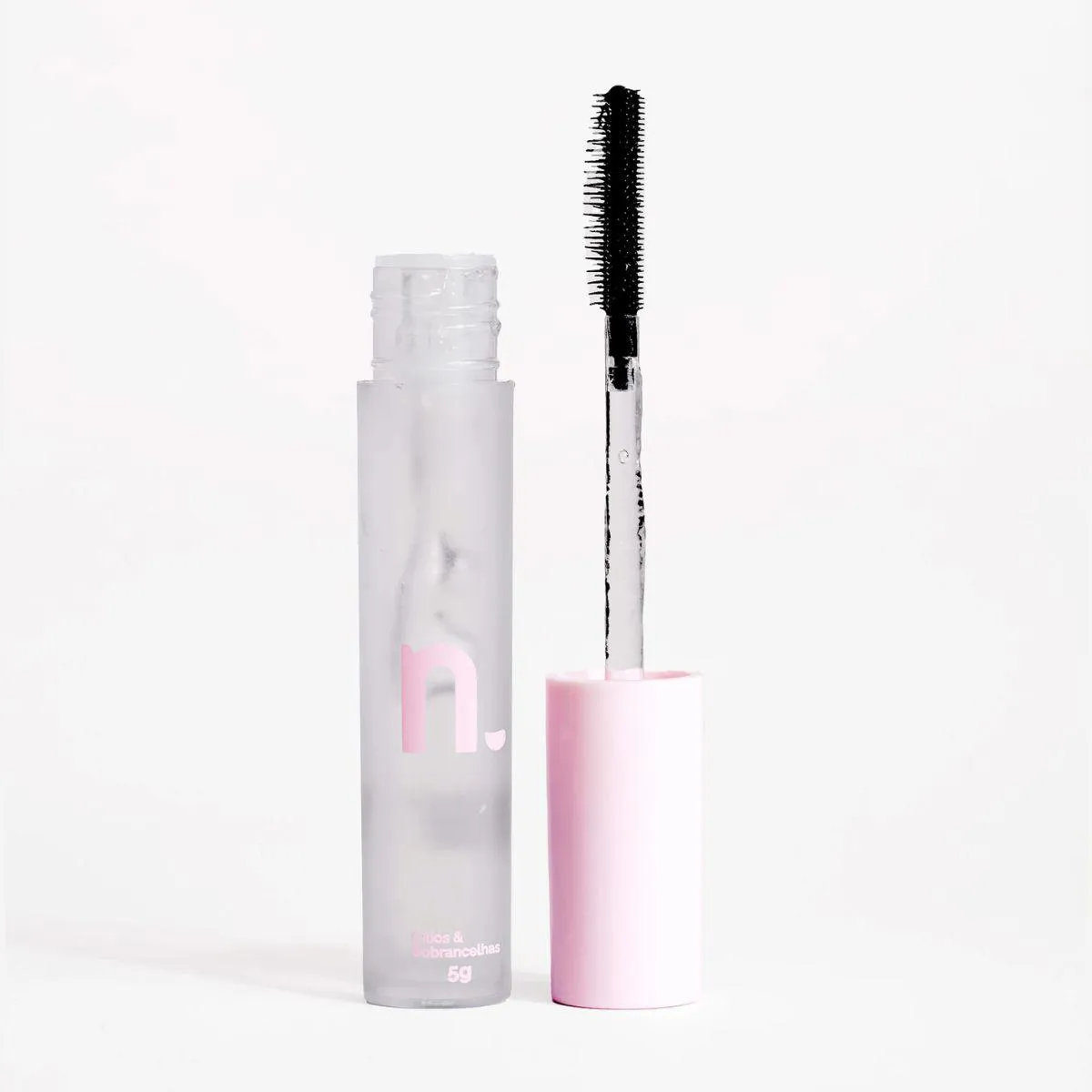 MáSCARA PARA CíLIOS E SOBRANCELHAS INCOLOR NINA MAKEUP 5G