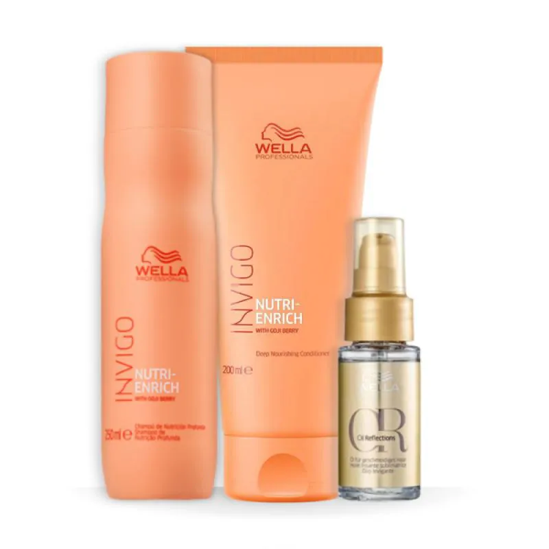 WELLA NUTRI-ENRICH DUO HOME CARE + ÓLEO 30ML