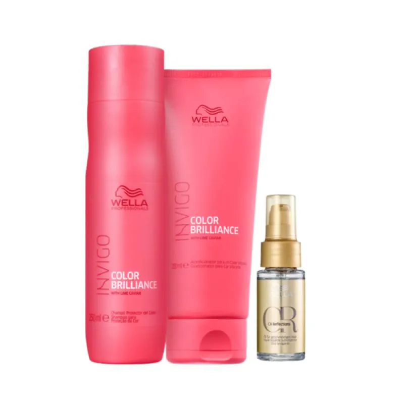 WELLA COLOR BRILLIANCE DUO HOME CARE + ÓLEO 30ML