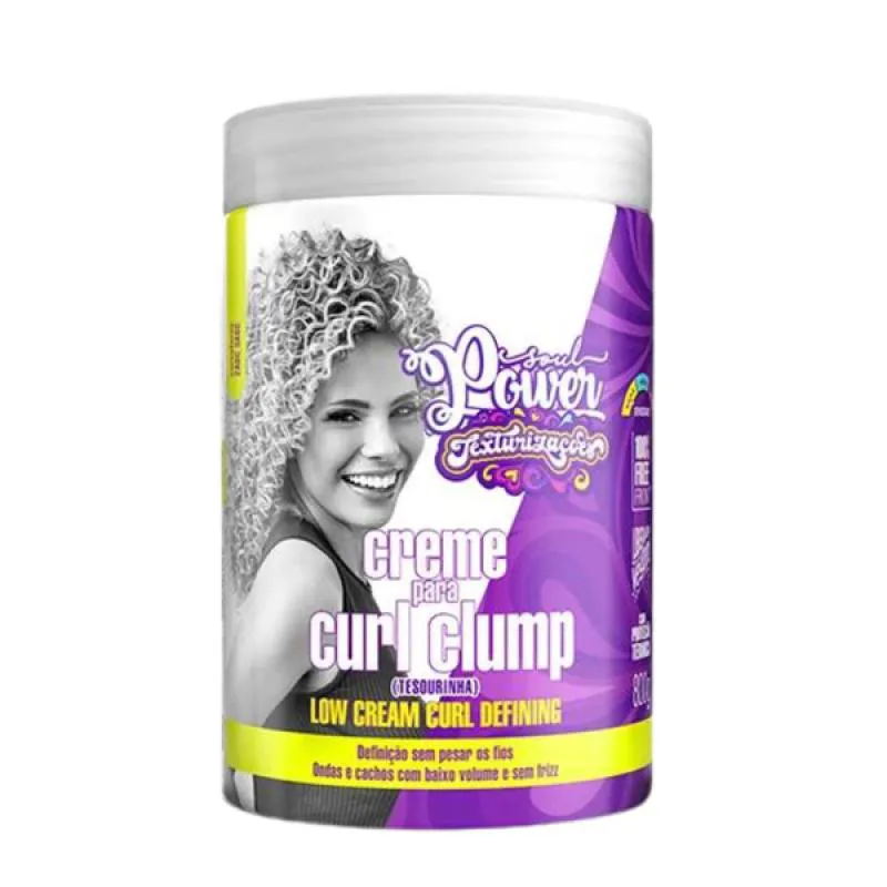 SOUL POWER TEXTURIZAçõES CREME DE DEFINIçãO LOW CLUMP 800ML