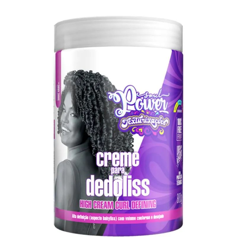 SOUL POWER TEXTURIZAçõES CREME DE DEFINIçãO DEDOLISS 800ML