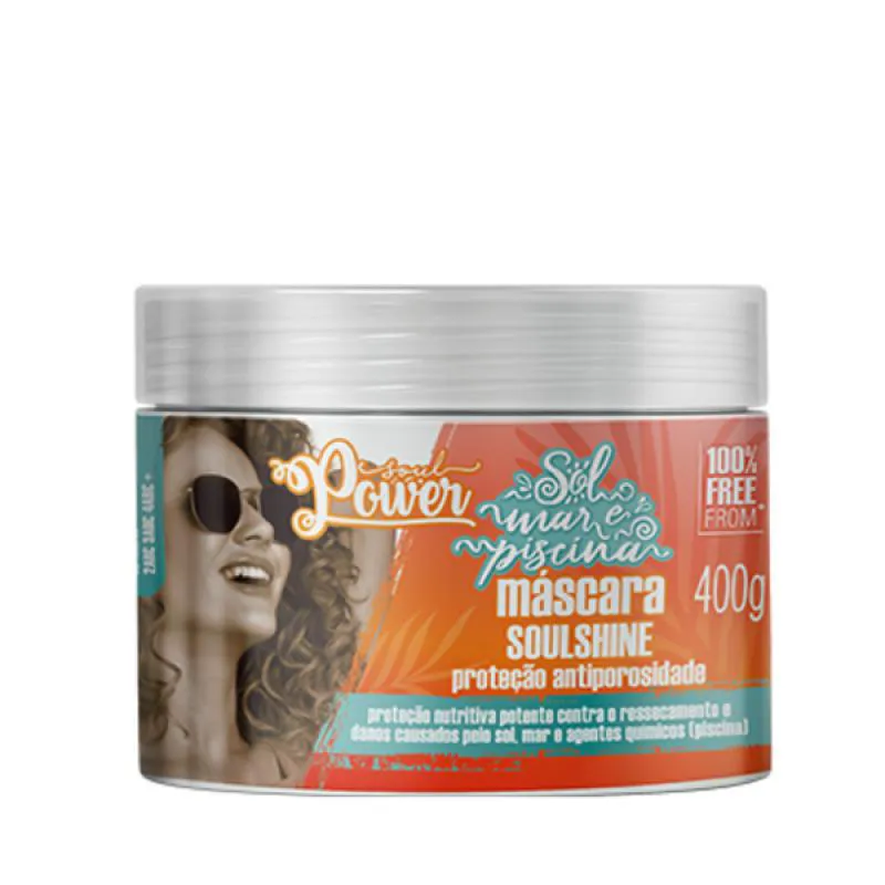SOUL POWER SOULSHINE SOL MAR E PISCINA MASCARA 400G