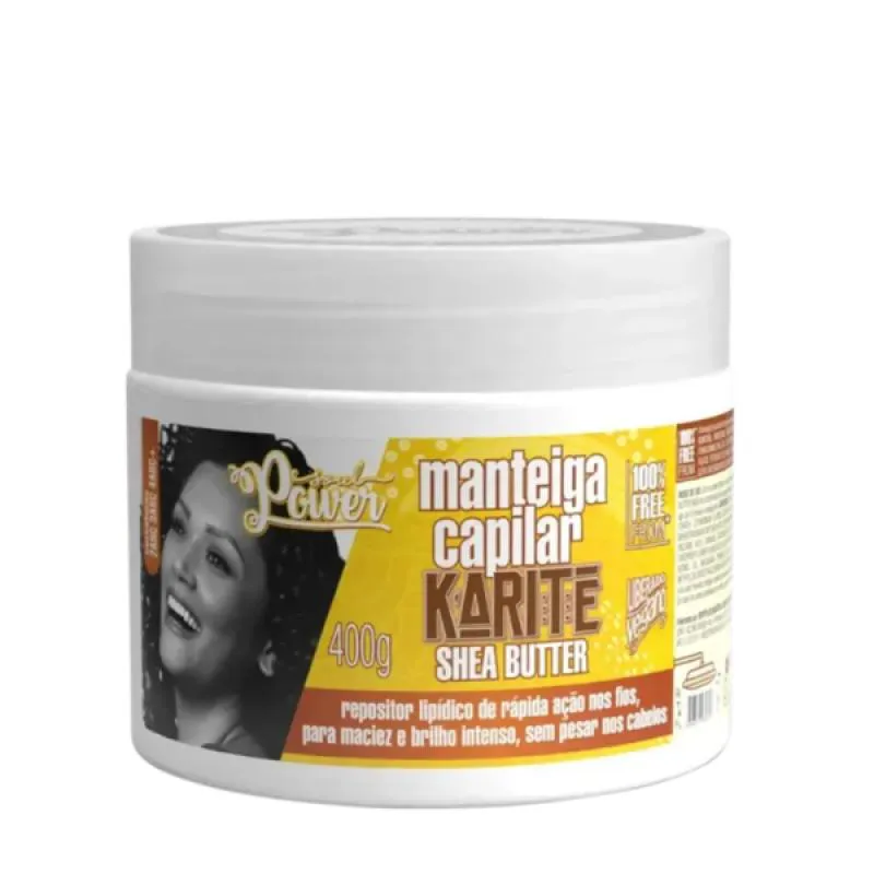 SOUL POWER KARITE SHEA BUTTER MASCARA 400G
