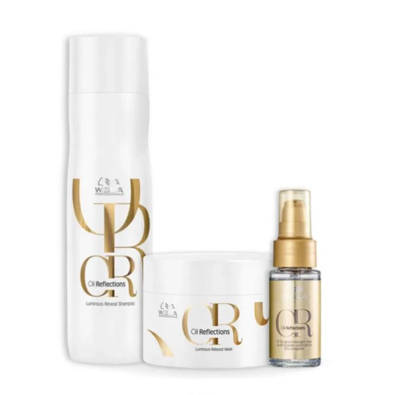 WELLA OIL REFLECTIONS DUO TRATAMENTO HOME CARE + ÓLEO 30ML