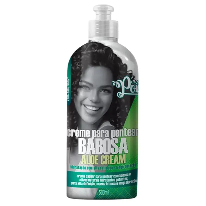 SOUL POWER BABOSA ALOE CREME PARA PENTEAR 500ML