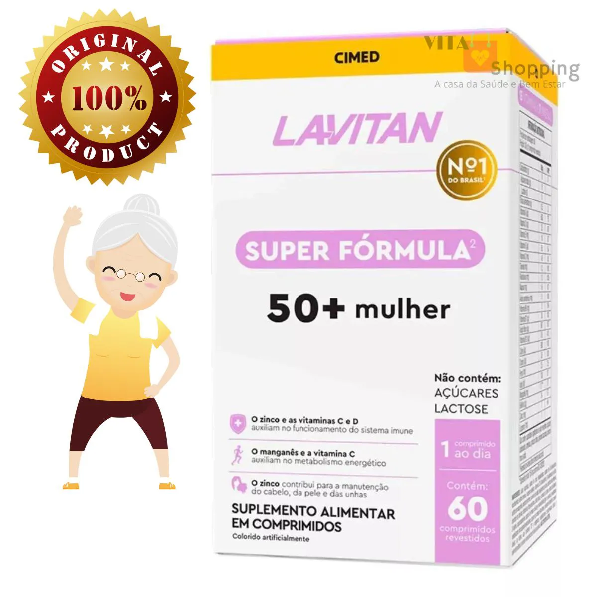 LAVITAN 50+ SUPER FORMULA MULHER