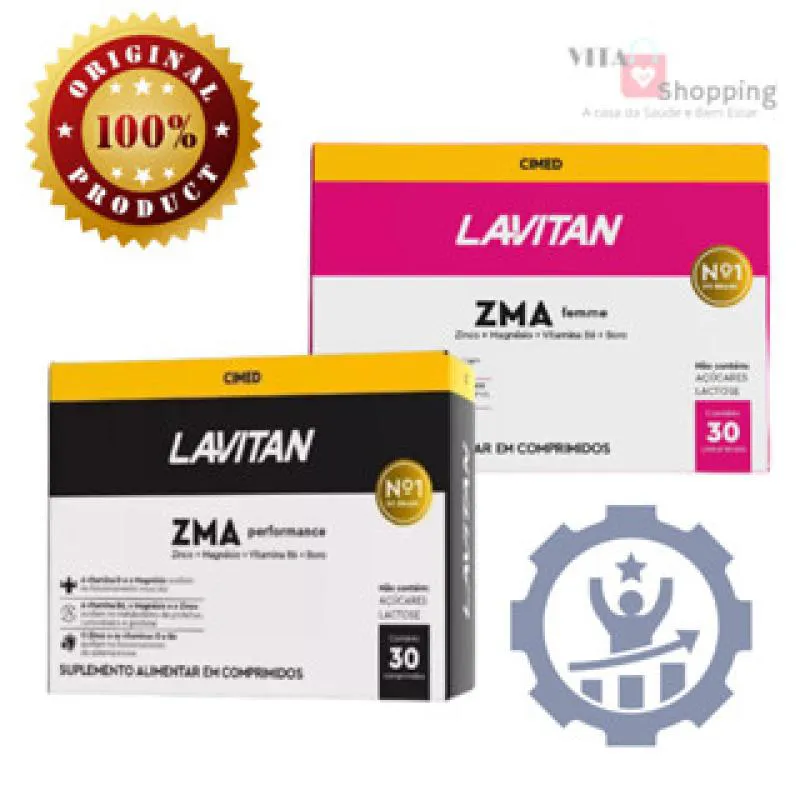 KIT HOMEM E MULHER ZMA PERFORMANCE, 30 COMPRIMIDOS - CIMED