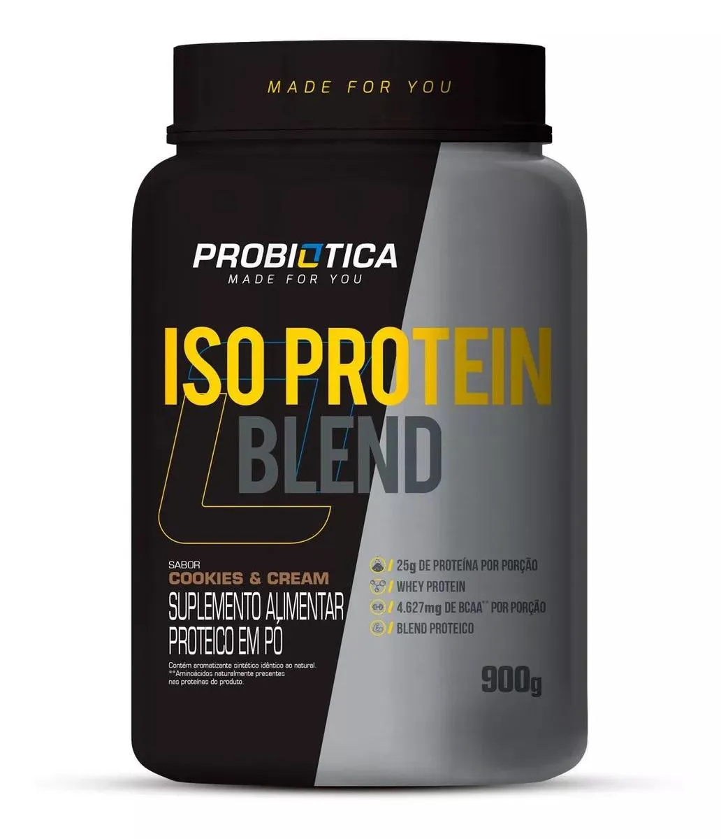 WHEY ISO BLEND PROTEIN POTE 900G COOKIES - PROBIOTICA
