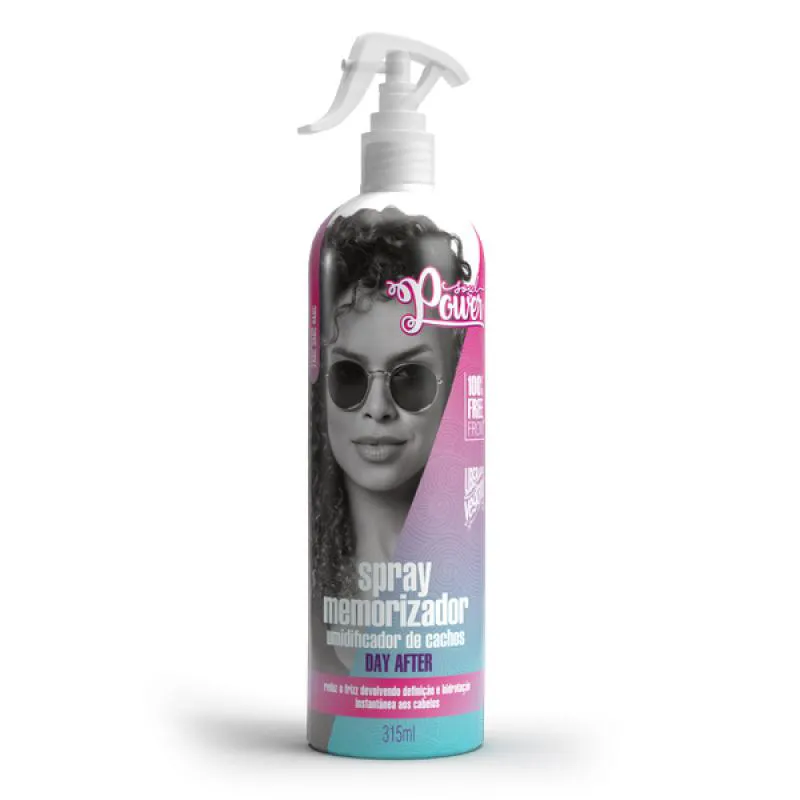 SPRAY MEMORIZADOR UMIDIFICADOR DE CACHOS DAY AFTER 315ML SOUL POWER