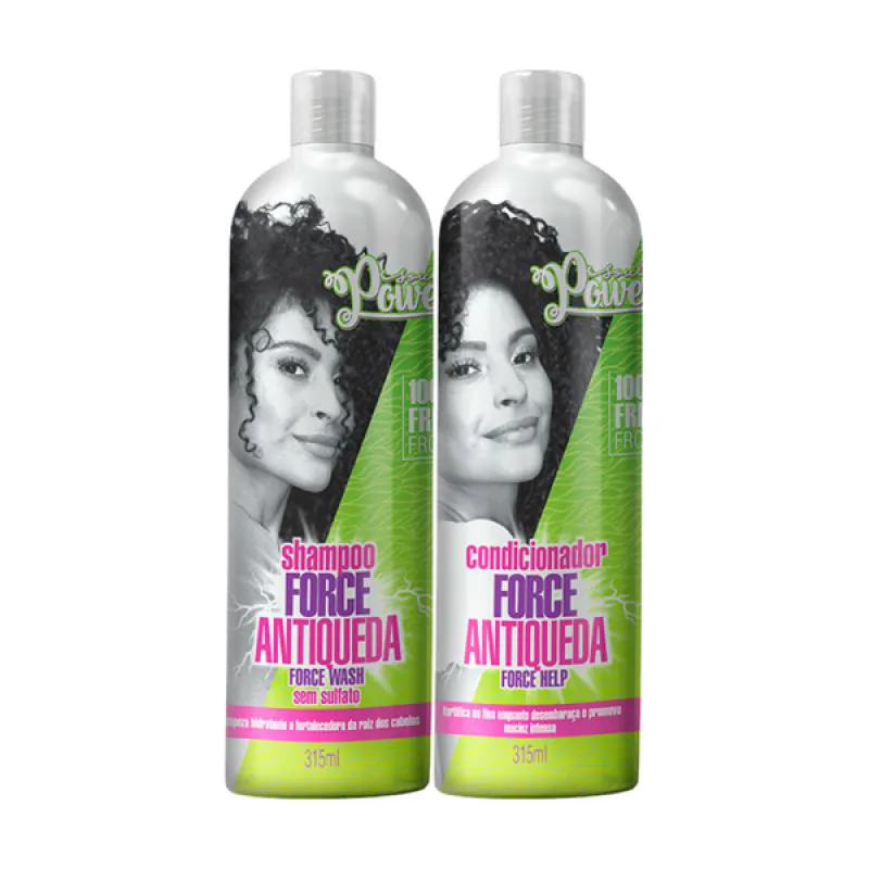 SOUL POWER FORCE HAIR ANTIQUEDA SHAMPOO + CONDICIONADOR