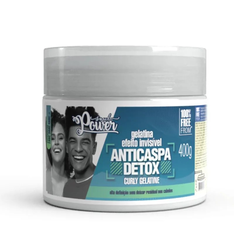 SOUL POWER DETOX ANTICASPA POWER GELATINA EFEITO INVISíVEL