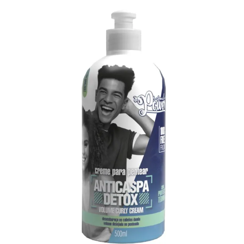 SOUL POWER DETOX ANTICASPA POWER CREME PARA PENTEAR 500ML