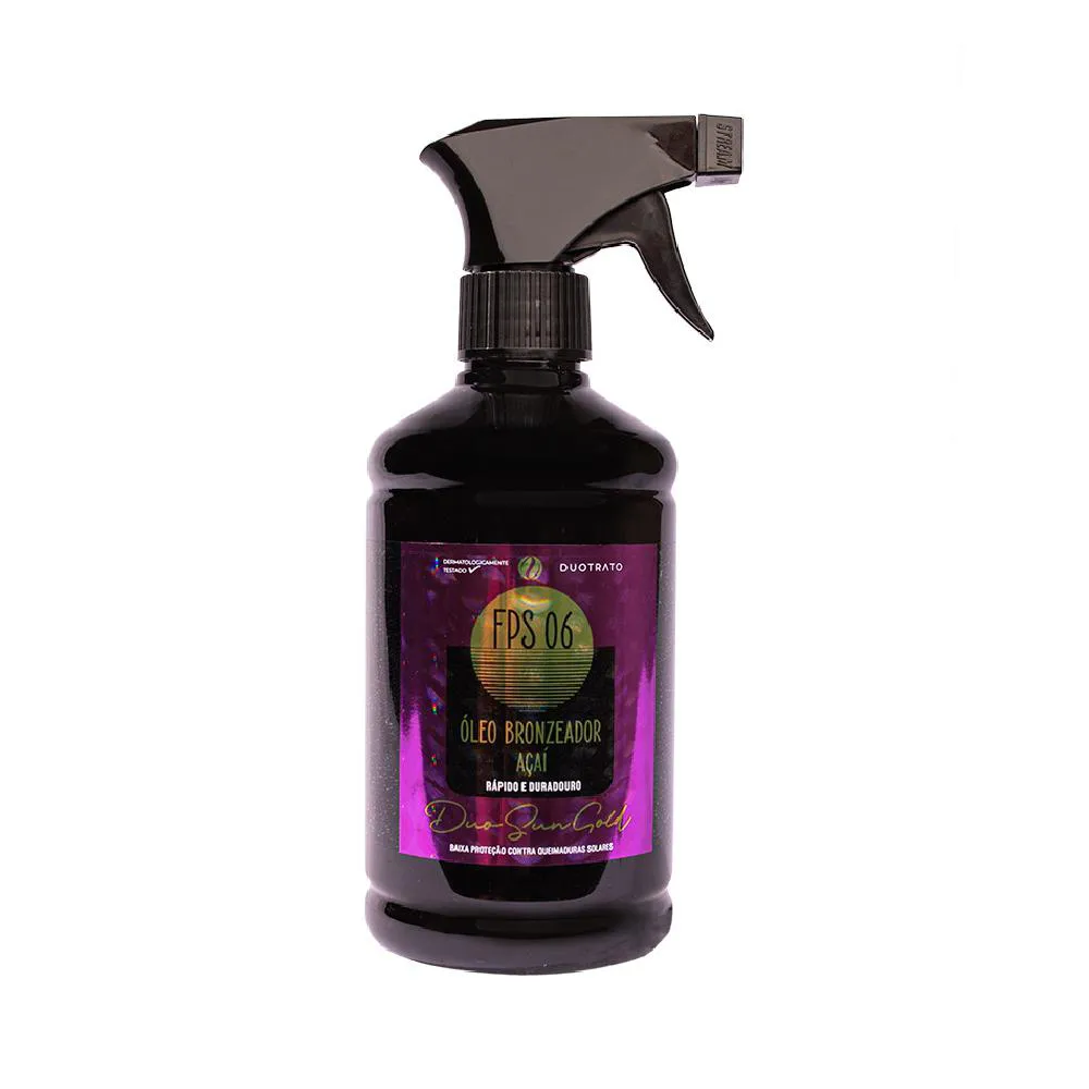 OLEO BRONZEADOR AÇAI FPS 6 500ML