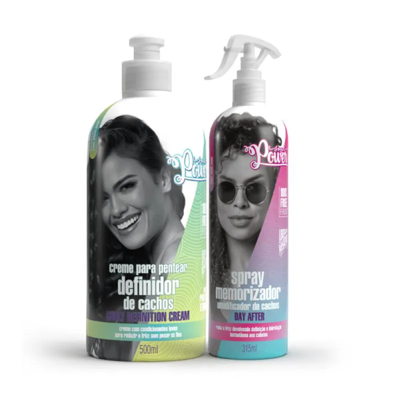 SOUL POWER CURLY DEFINITION CREME P/ PENTEAR 500ML + DAY AFTER