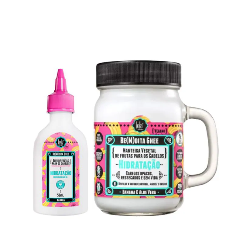 LOLA BEMDITA GHEE HIDRATAçãO MáSCARA 350ML + ÓLEO 50ML