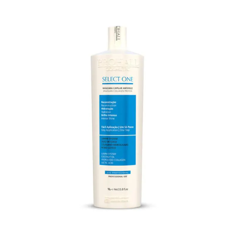 PROHALL SELECT ONE MáSCARA ANTIFRIZZ 1000ML