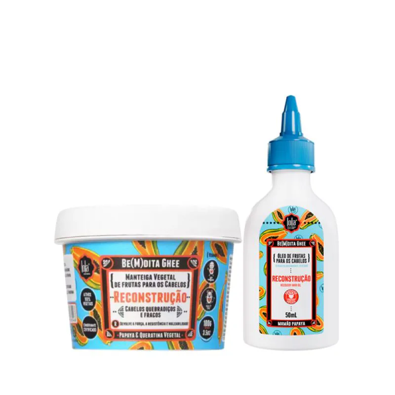 LOLA BEMDITA GHEE RECONSTRUçãO MASCARA 100ML + ÓLEO