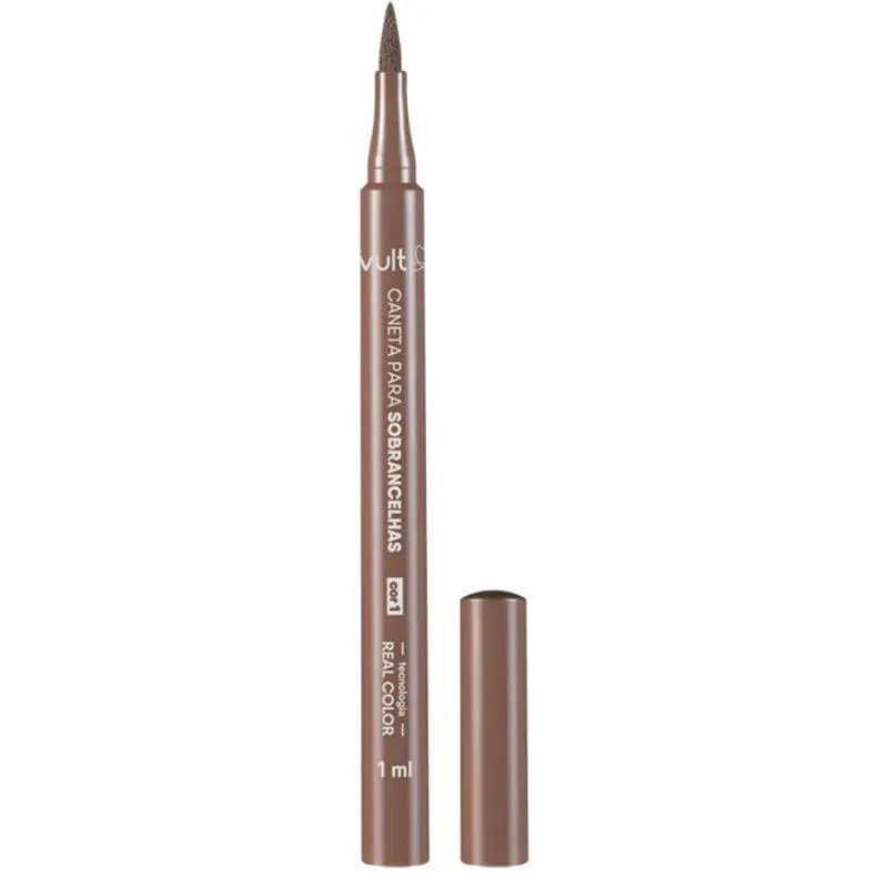 CANETA PARA SOBRANCELHAS COR 1 REAL COLOR 1ML - VULT