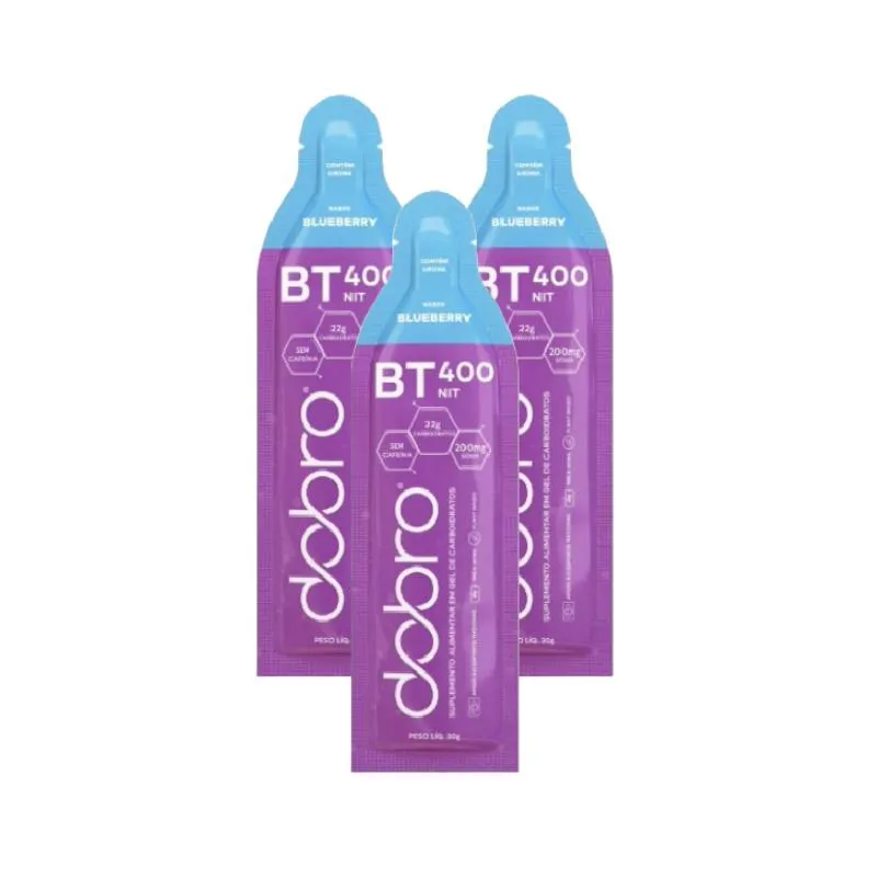 KIT 3X: BT NITRATO BLUEBERRY GEL DOBRO 30G