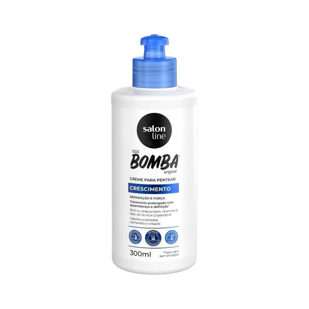 CREME DE  PENTEAR  SALON LINE SOS BOMBA VITAMINAS 300ML