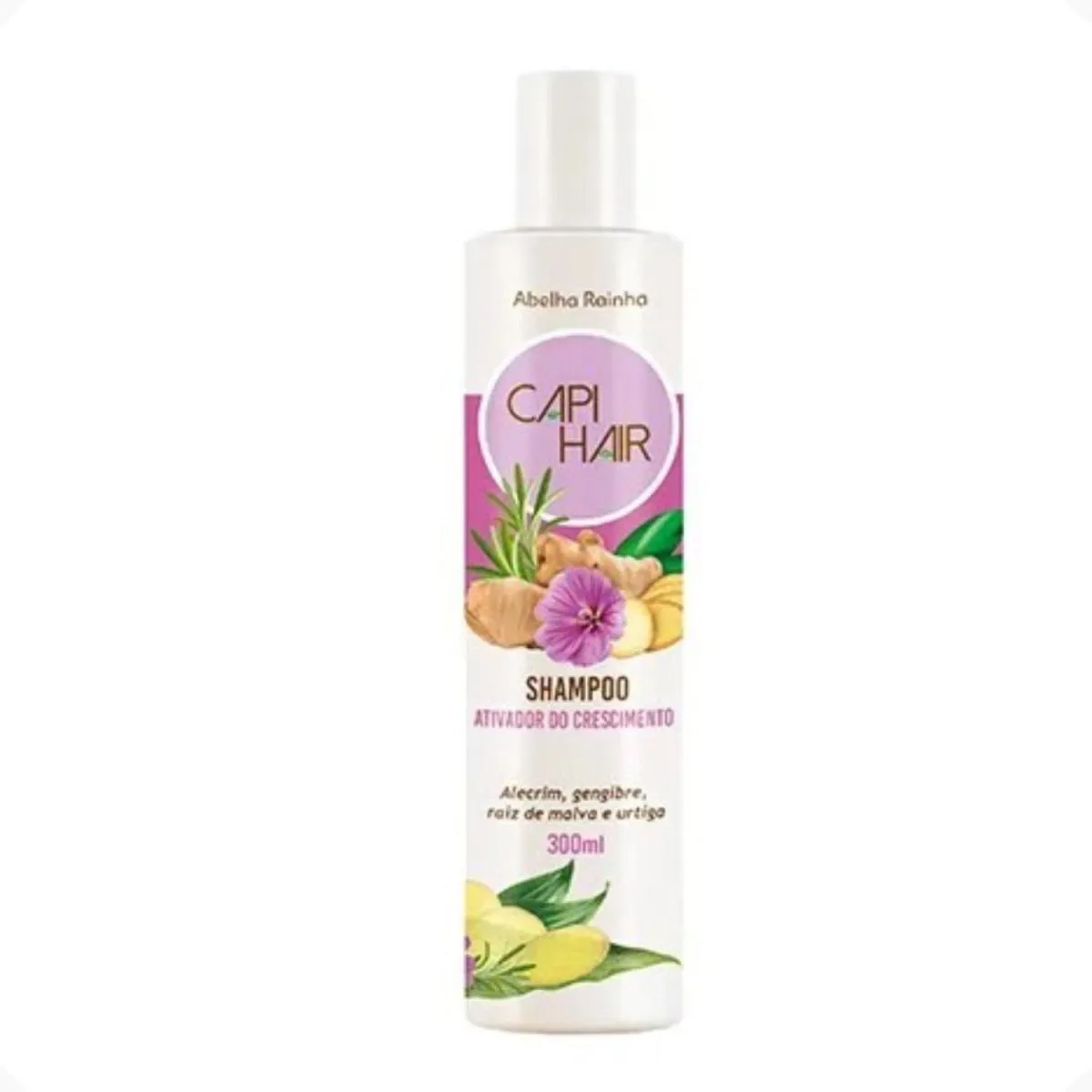 SHAMPOO ATIVADOR DO CRESCIMENTO CAPILAR 300ML CAPI HAIR ABELHA RAINHA REF 1036