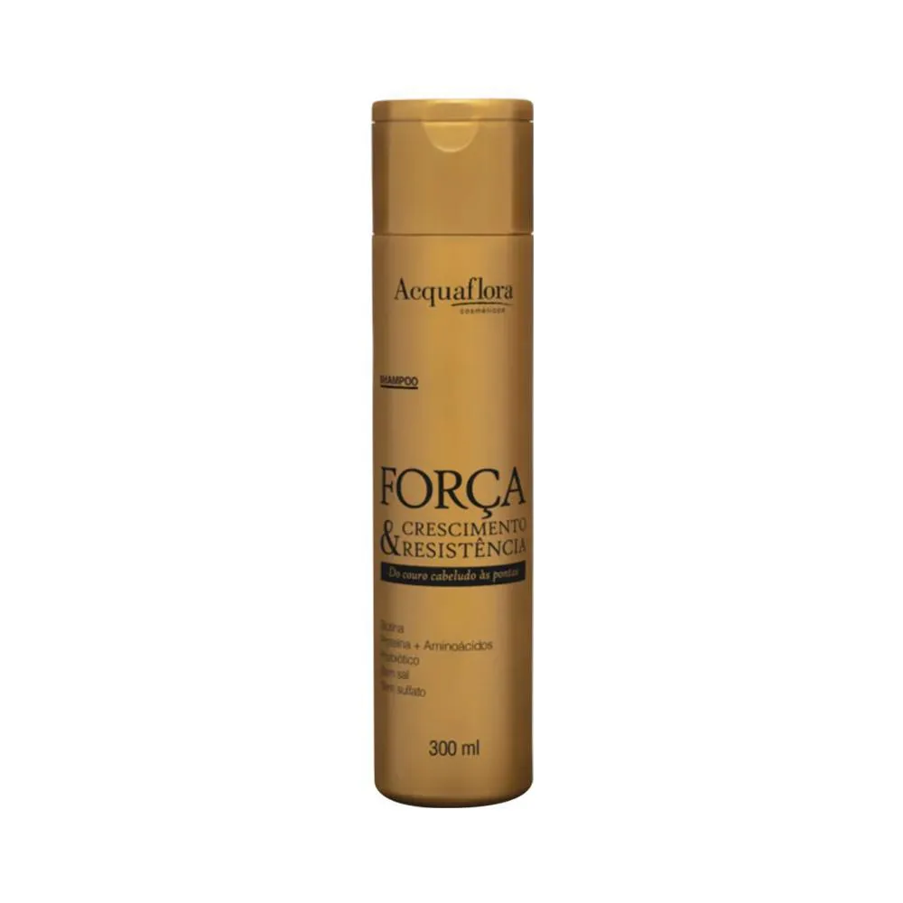 ACQUAFLORA FORçA, CRESCIMENTO &AMP; RESISTêNCIA SHAMPOO 300ML