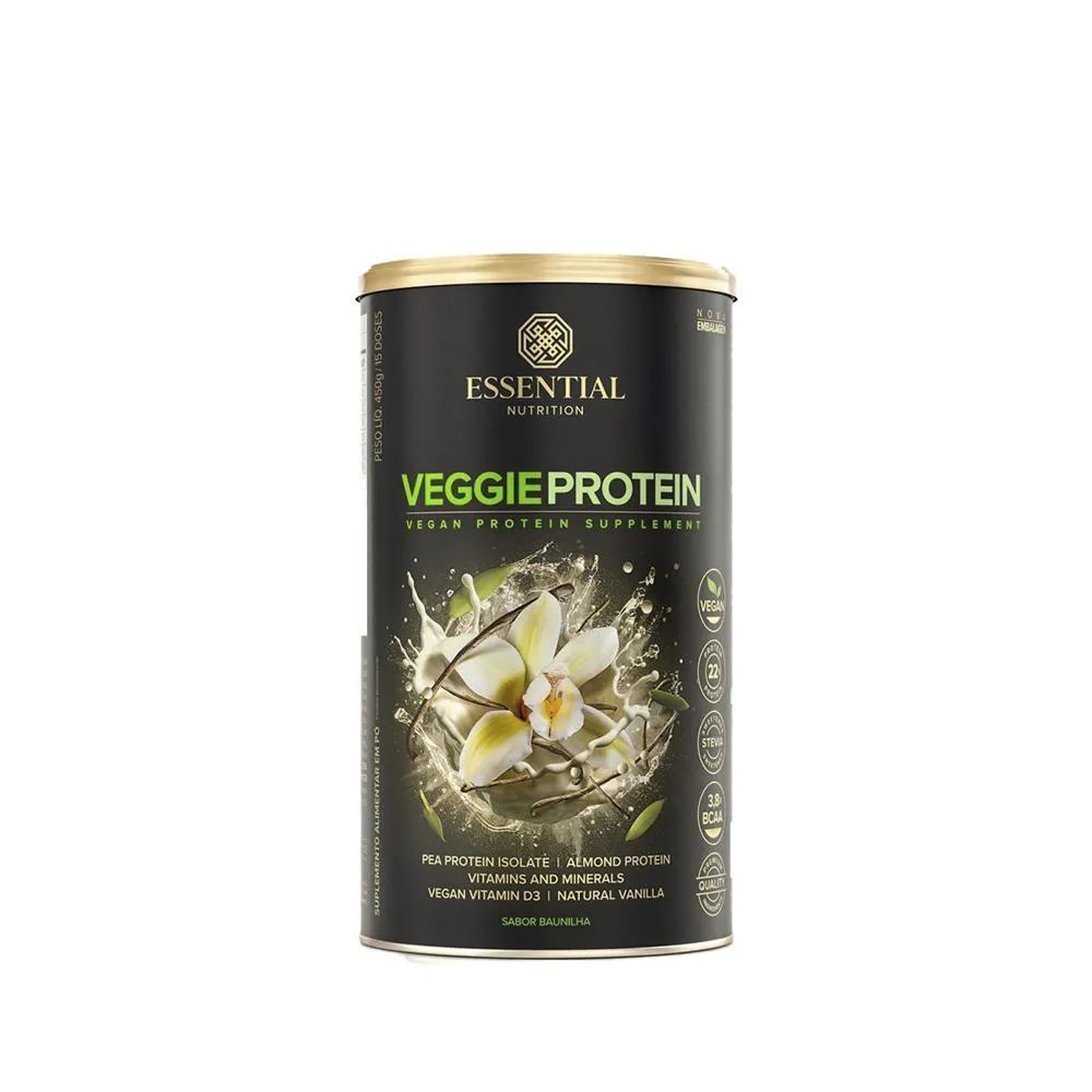 ESSENTIAL NUTRITION VEGGIE PROTEIN VANILLA 450G