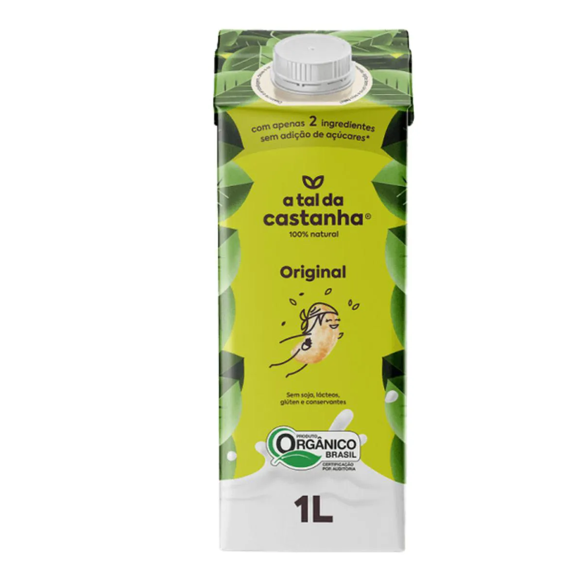 BEBIDA VEGETAL ORIGINAL ORGâNICO A TAL DA CASTANHA 1 LITRO