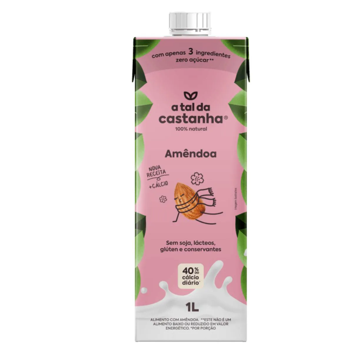 BEBIDA VEGETAL AMêNDOA A TAL DA CASTANHA 1 LITRO