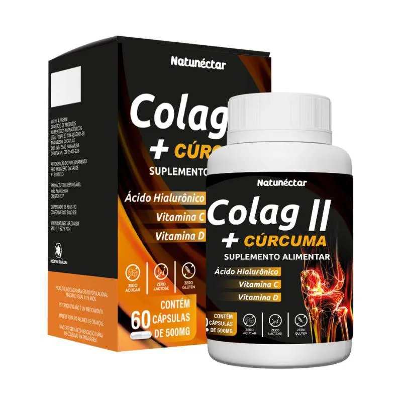 COLAG II + CúRCUMA NATUNéCTAR 500MG – 60 CáPSULAS