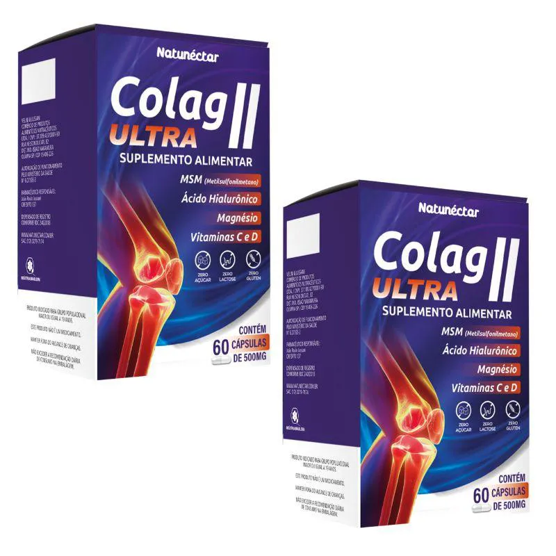 KIT COLAG II ULTRA NATUNéCTAR 500MG – 2 UNID (120 CáPSULAS)