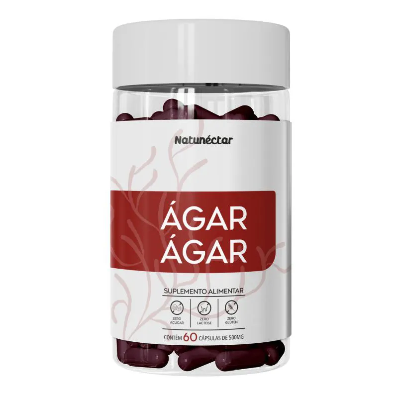 ÁGAR-ÁGAR SUPLEMENTO ALIMENTAR NATUNECTAR - 60 CáPSULAS