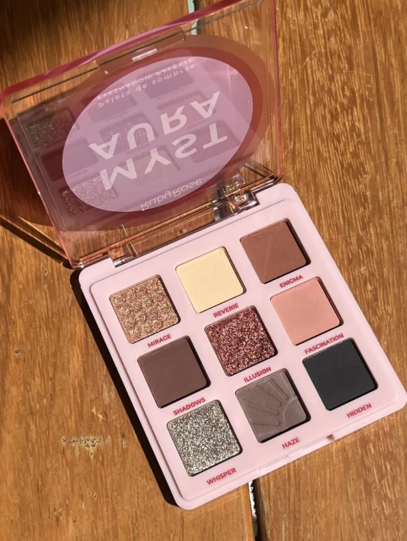 PALETA DE SOMBRAS MYST AURA RUBY ROSE HB-E2203