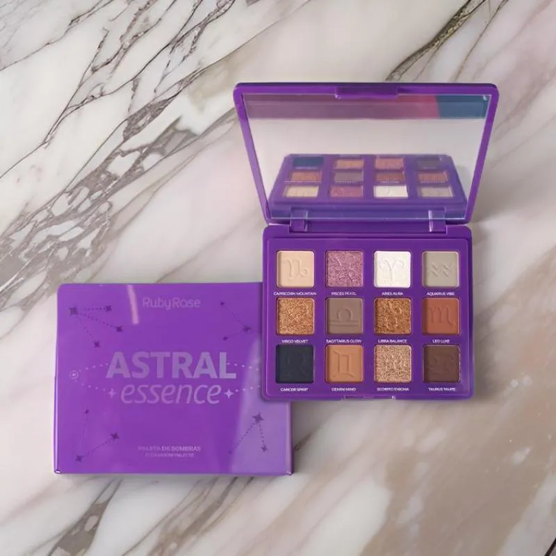 PALETA DE SOMBRAS ASTRAL RUBY ROSE  ESSENCE LANÇAMENTO