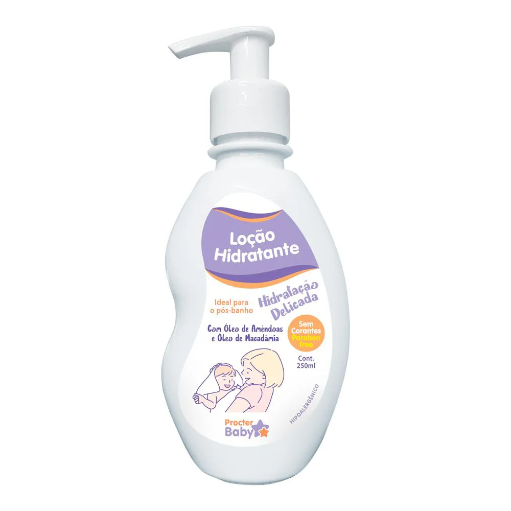 LOçãO HIDRATANTE PARA BEBêS (250ML) - PROCTER BABY