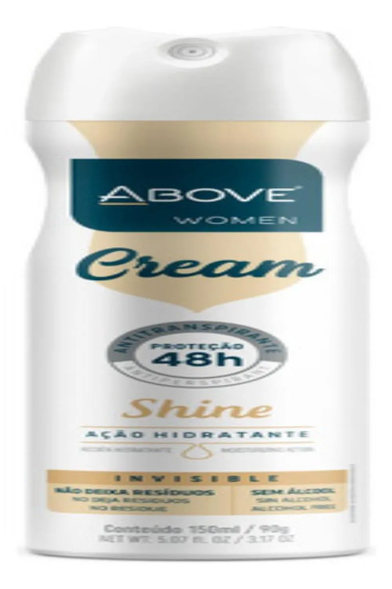 ABOVE WOMEN DESODORANTE HIDRATAçãO VANILLA CREAM 150ML