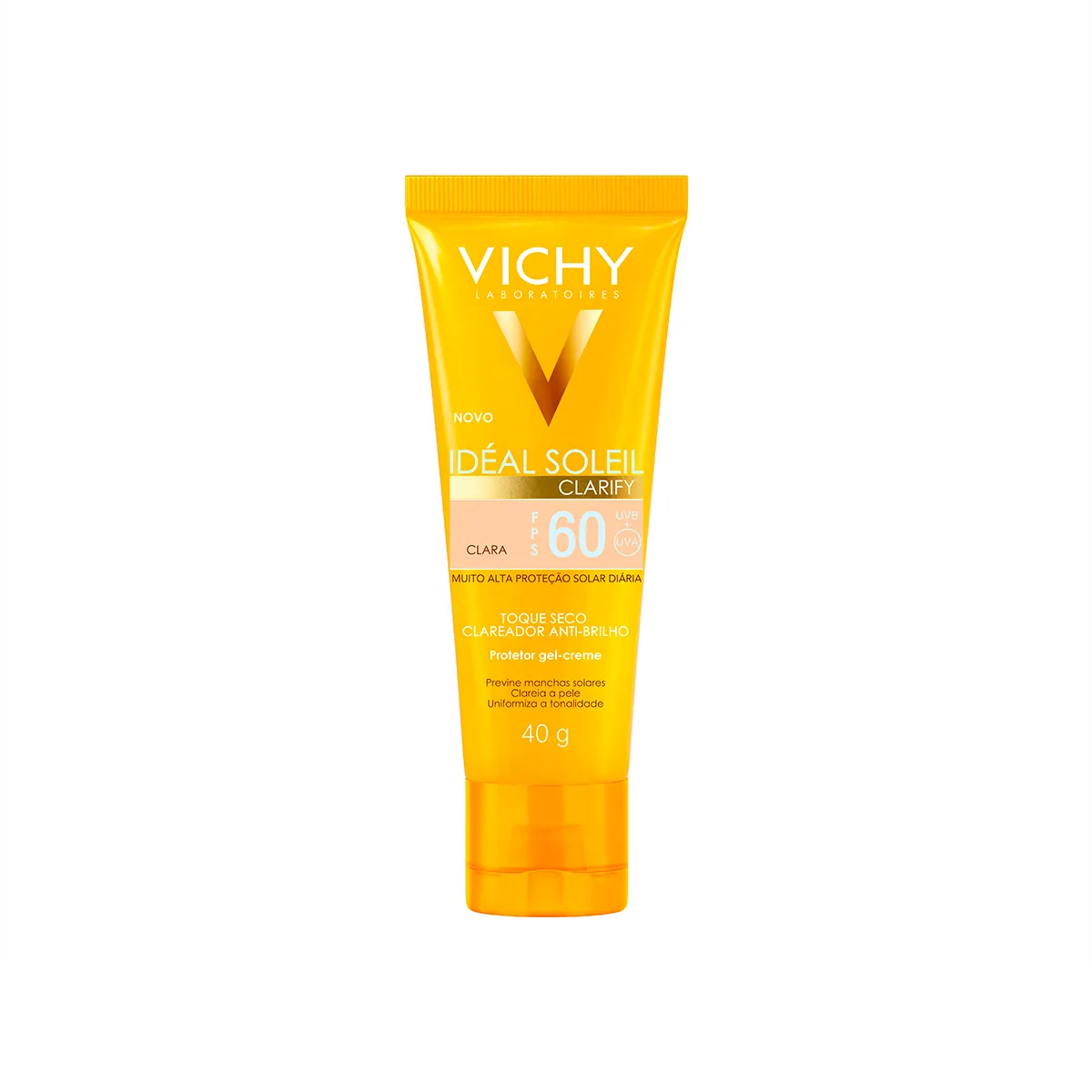 Protetor Solar Facial Vichy Idéal Soleil Clarify FPS 60 Clara 40g