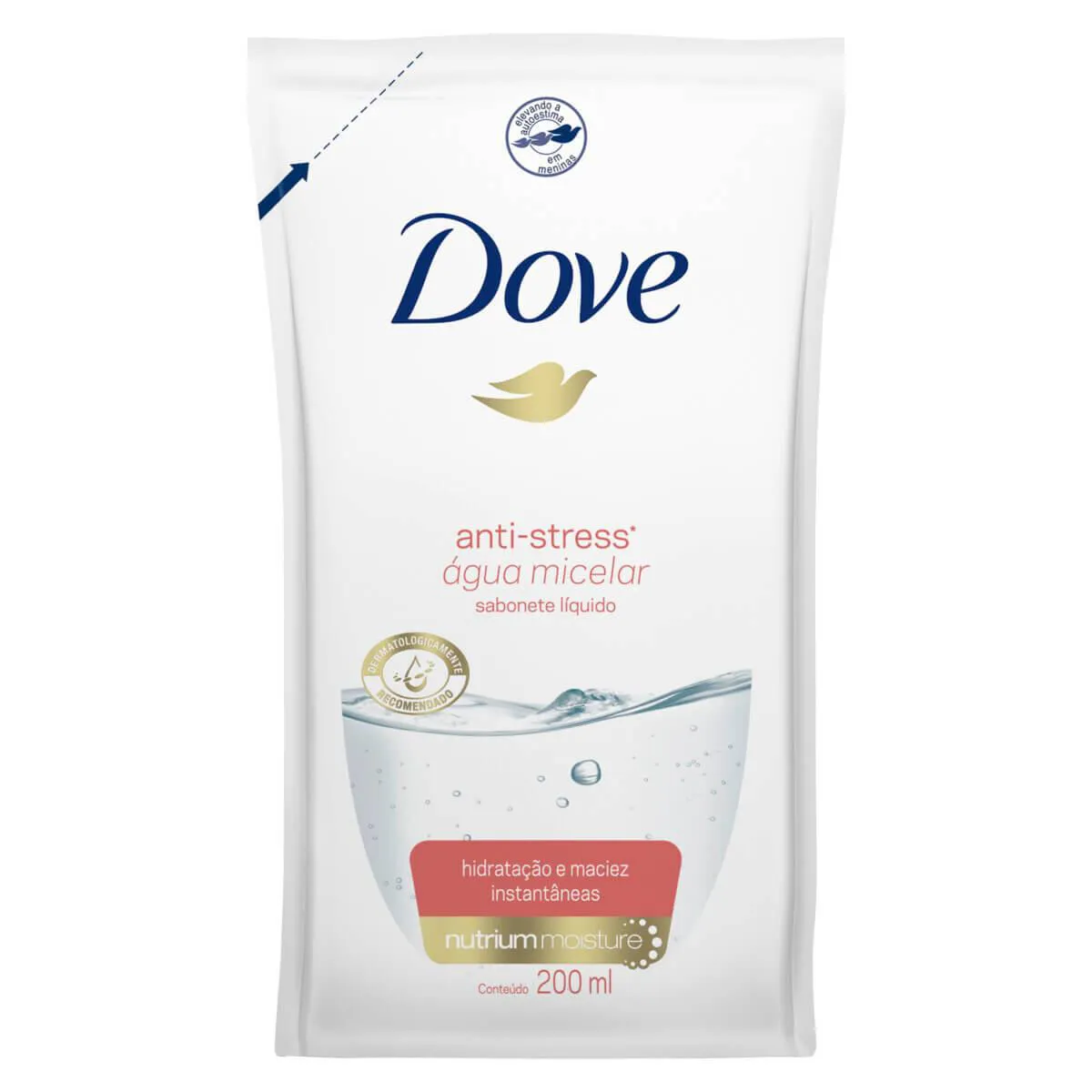 Refil Sabonete Líquido Dove Anti-Stress Micelar com 200ml