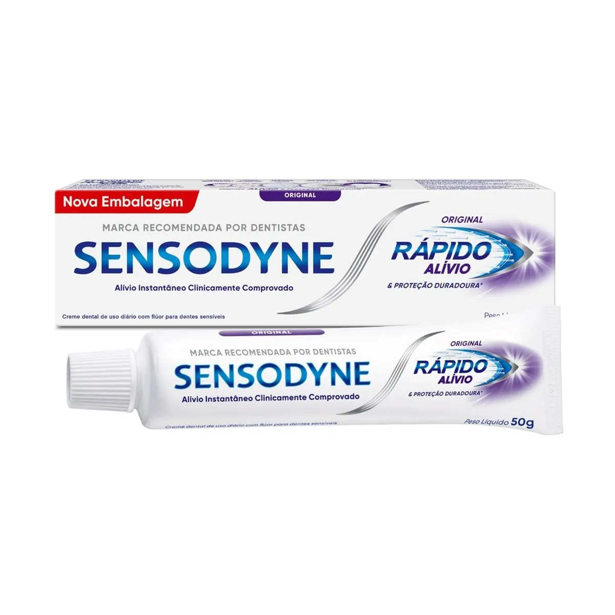 Pasta de Dente Sensodyne Rápido Alívio para Dentes Sensíveis 50g