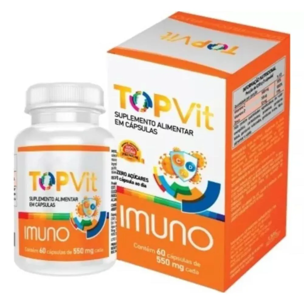 TOPVIT IMUNO C/60 CáPSULAS - GEOVIT