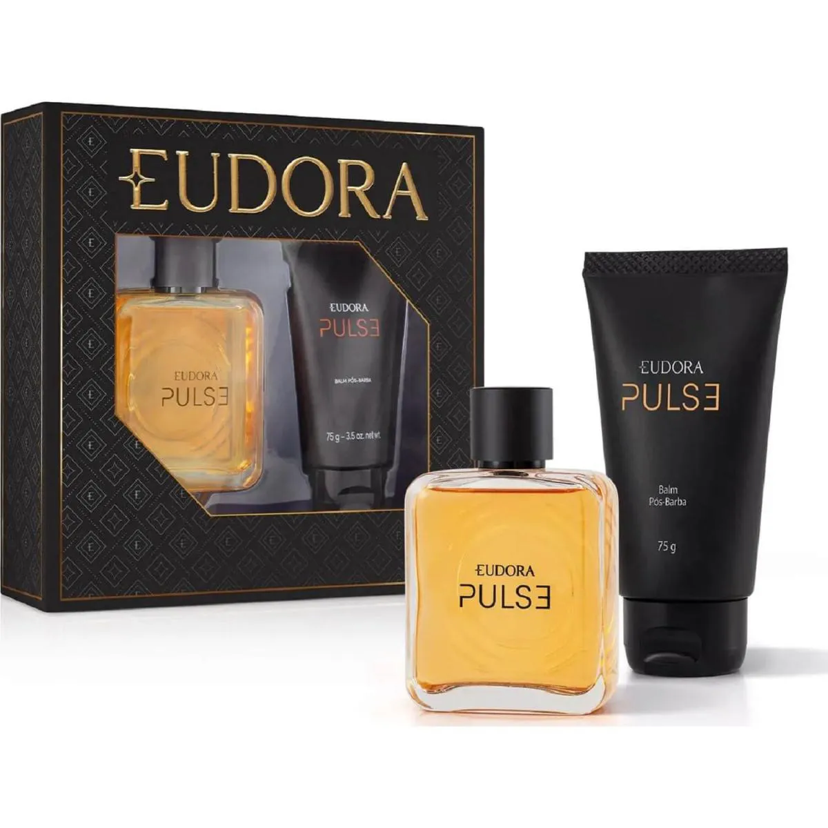 KIT EUDORA PULSE DEO COLôNIA 100ML + BALM PóS-BARBA 75G