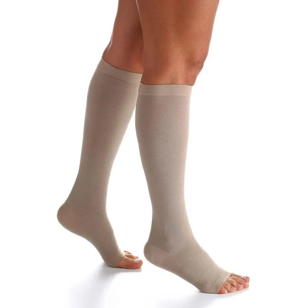 MEIA 3/4 SIGVARIS ALGODãO SUPER 20-30MMHG ABERTA BEGE XG2