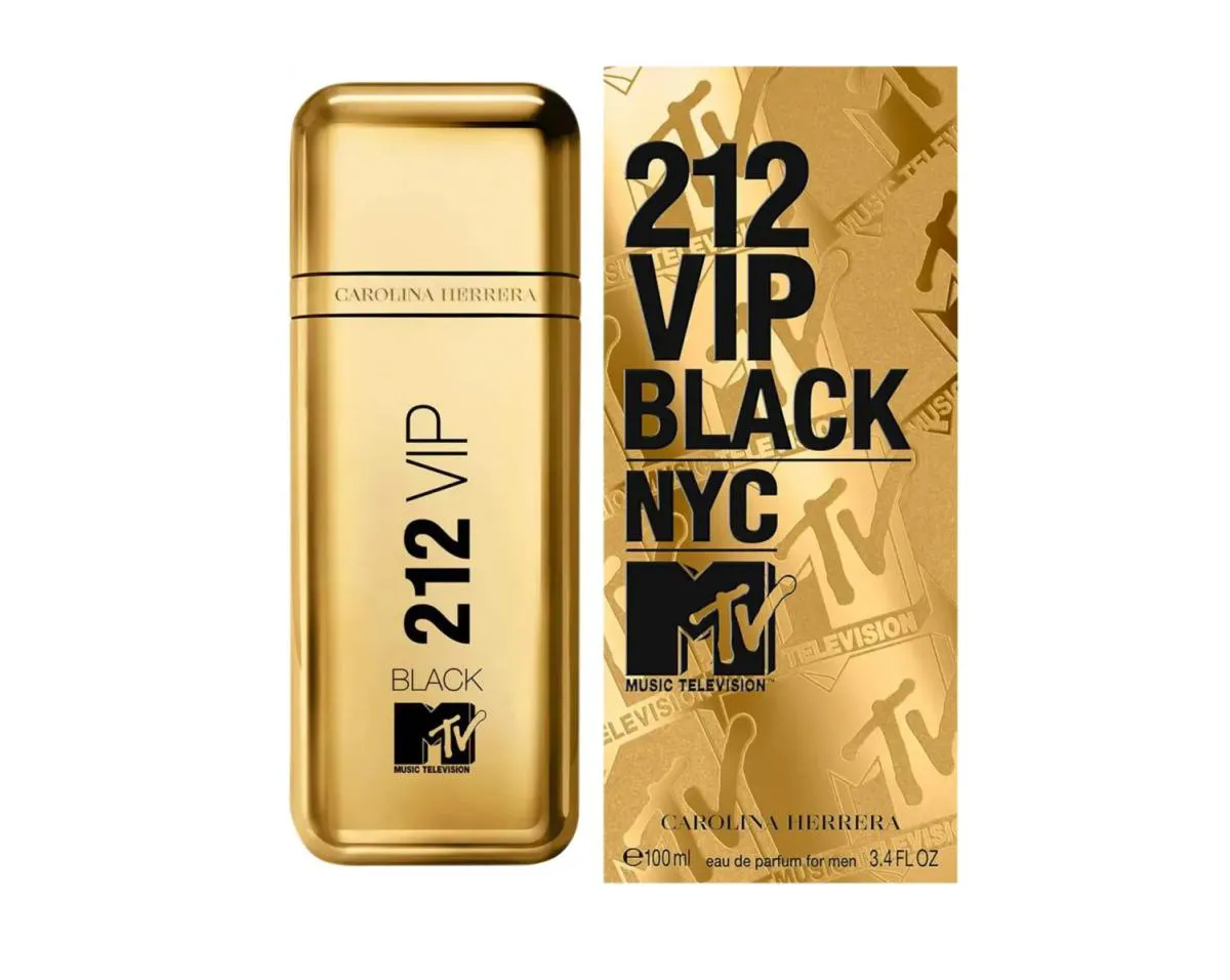 CAROLINA HERRERA 212 VIP BLACK NYC MTV EAU DE PARFUM FOR MEN 100ML