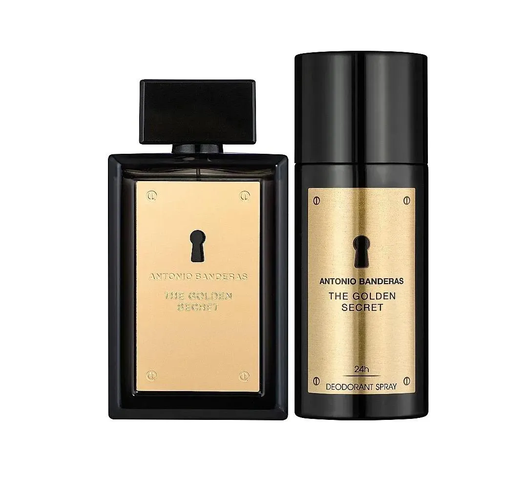 KIT ANTONIO BANDERAS THE GOLDEN SECRET EDT 100ML + DEO SPRAY 150ML