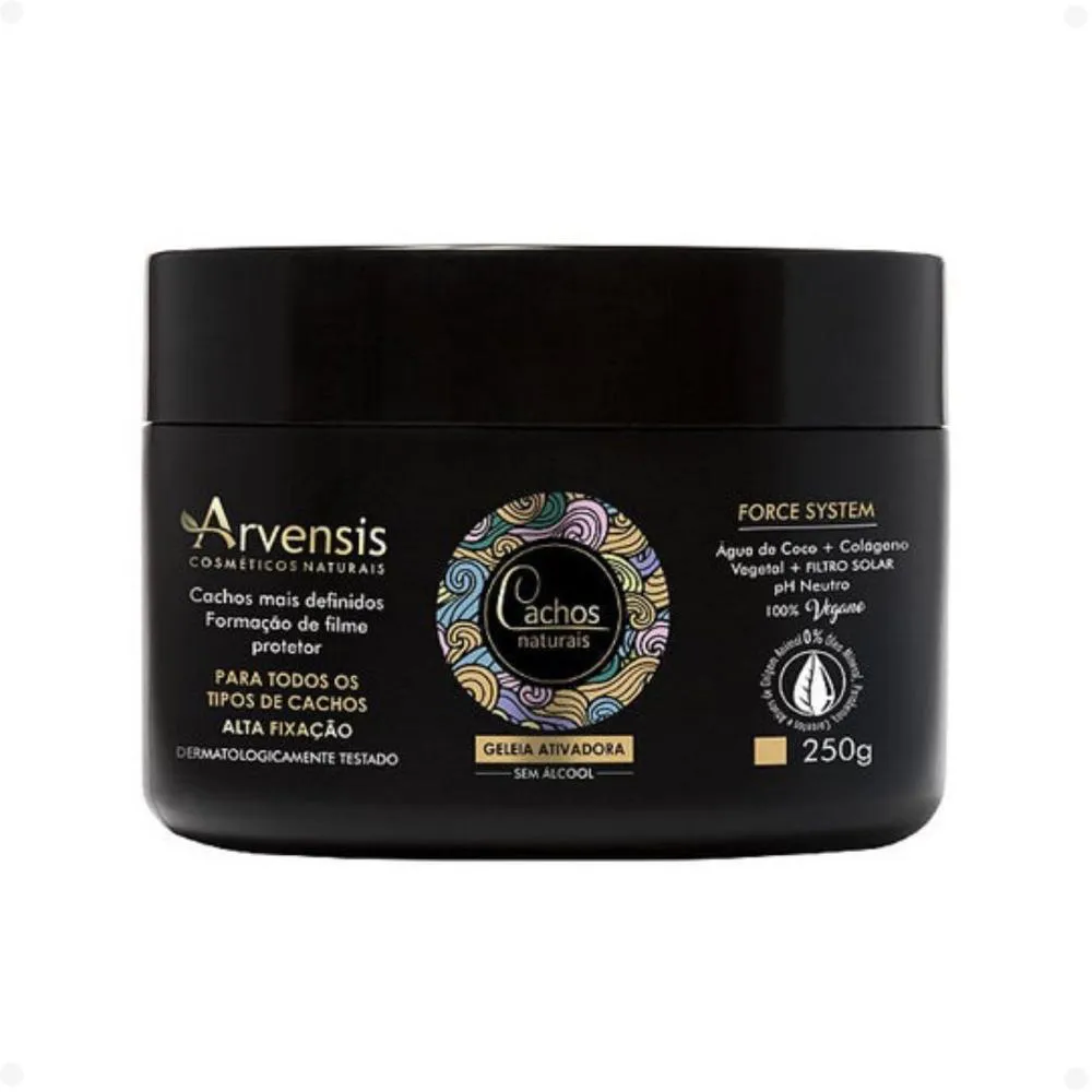 GELEIA ATIVADORA ARVENSIS CACHOS NATURAIS SUAVE FIXAçãO 250G