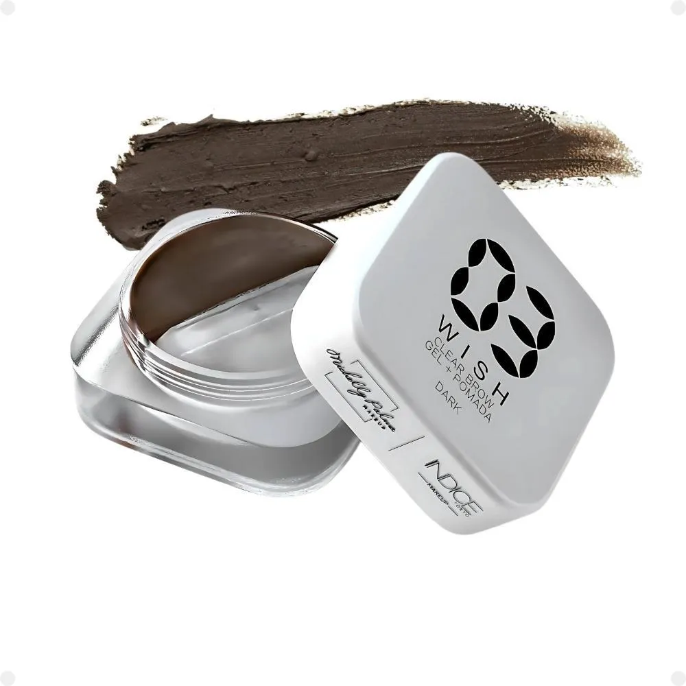 GEL E POMADA DE SOBRANCELHAS INDICE TOKYO WISH CLEAR BROW 03 DARK 7G