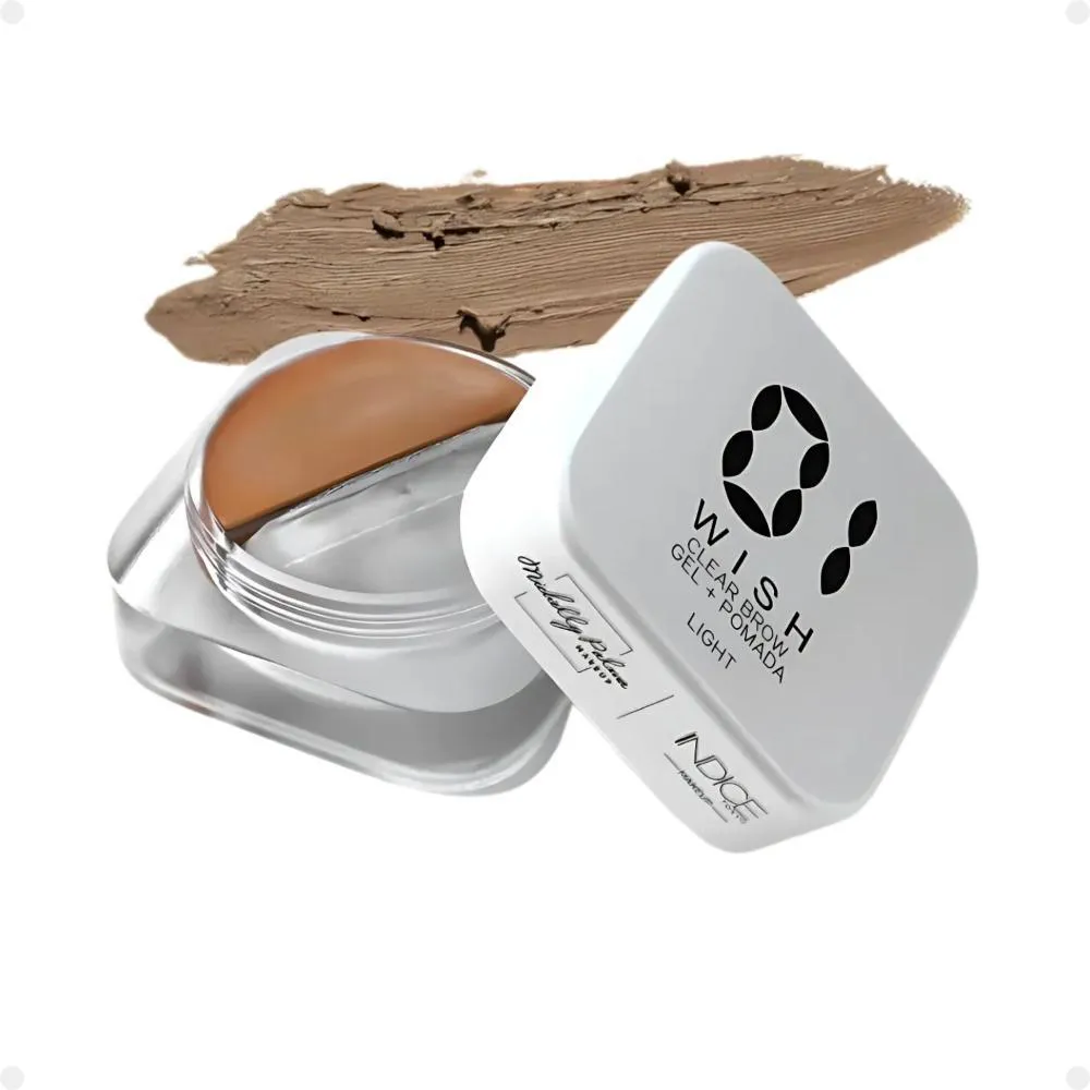 GEL E POMADA DE SOBRANCELHAS INDICE TOKYO WISH CLEAR BROW 01 LIGHT 7G