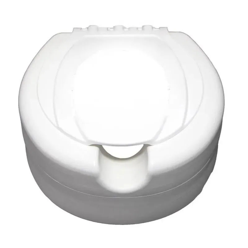 ASSENTO SANITÁRIO OVAL ELEVADO SOFT COM TAMPA 13.5CM - UNIDADE